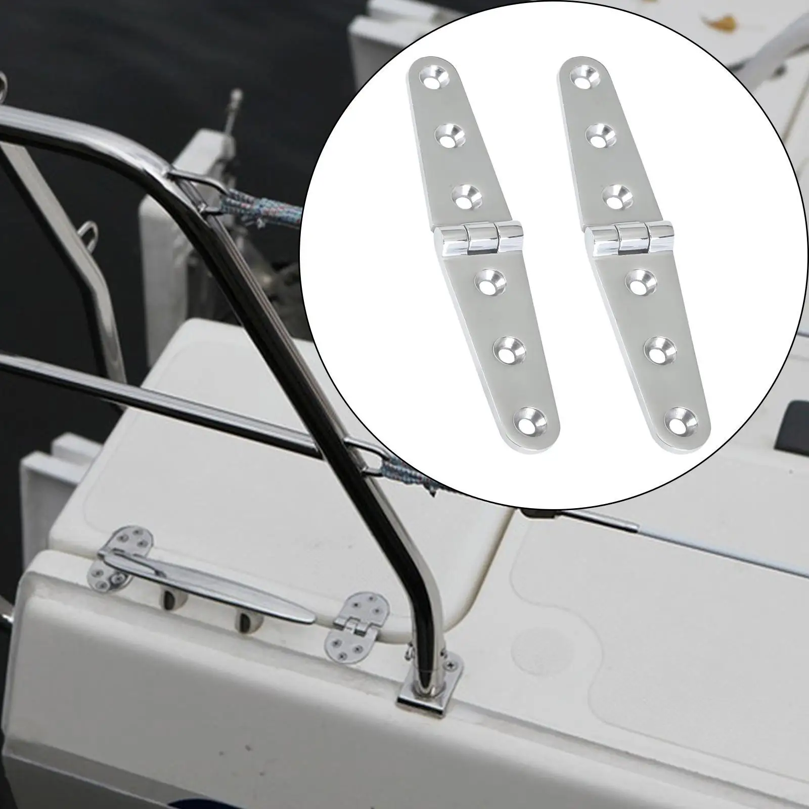 

Stainless Steel Boat Hinge Polished for Ship Outdoor Activities Boat