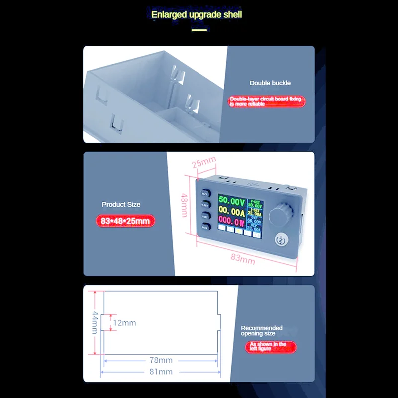 AA81-ZK6522C CNC Step-Down DC Power Supply Adjustable Voltage Voltage And Constant Voltage Constant Current Module 1430W