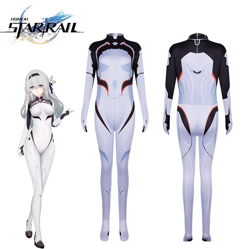 

New Game Honkai: Star Rail Firefly Adult Women Cosplay Costume Bodysuit Battle Suit Jumpsuit Party Halloween Carnival Outfit