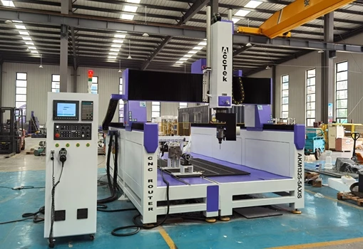 Affordable Cost-effective Wood Cutting Engraving 5 Axis 360 Degress Swing Cnc Router Mdf Cutting Wooden Furniture Door Making