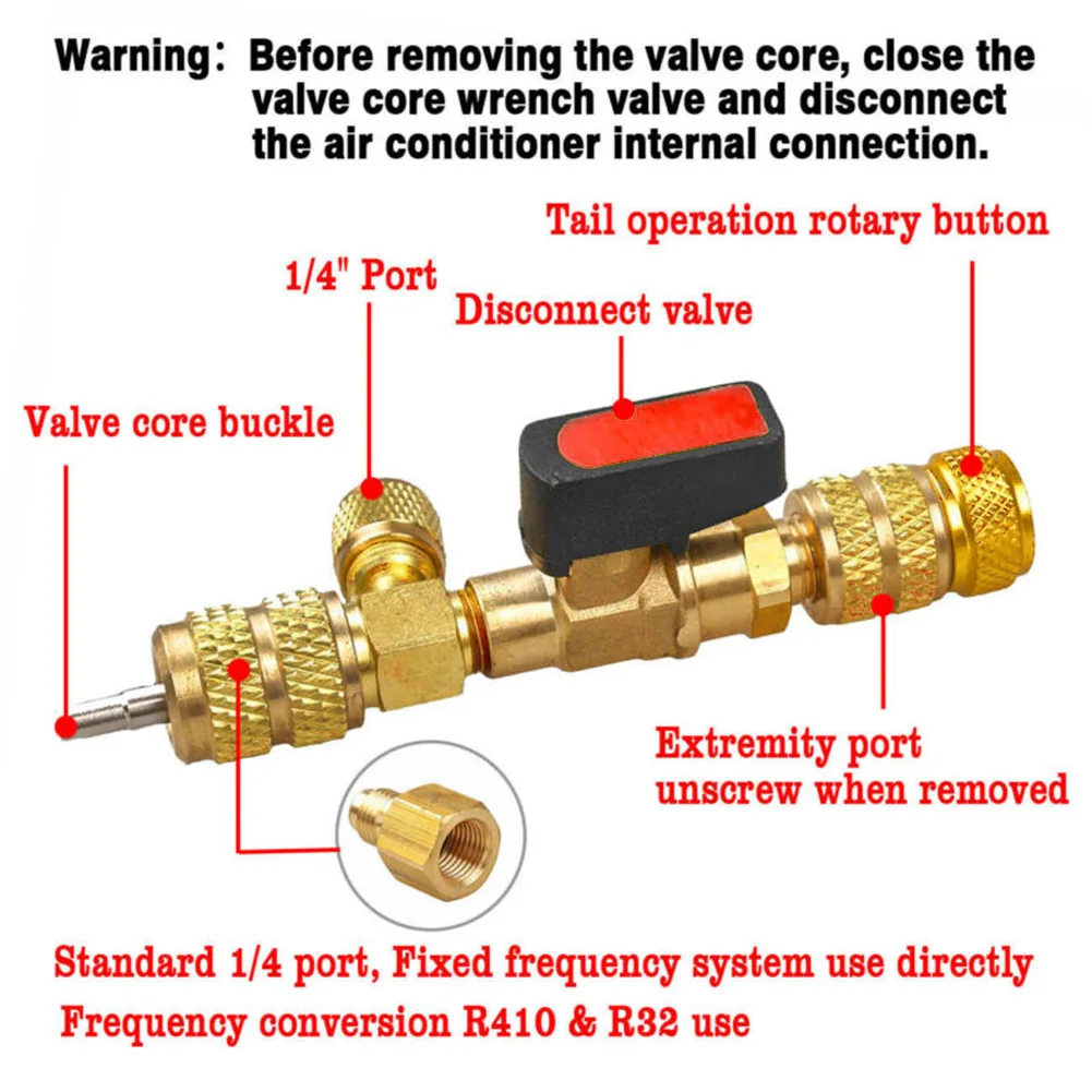 Valve Core Remover Dual Size 1/4\