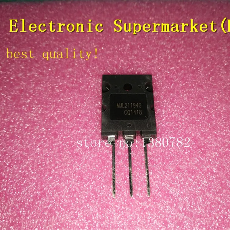 

Free Shipping 20pcs/lots MJL21194G MJL21194 21194 TO-3P 16A250V New original In stock!