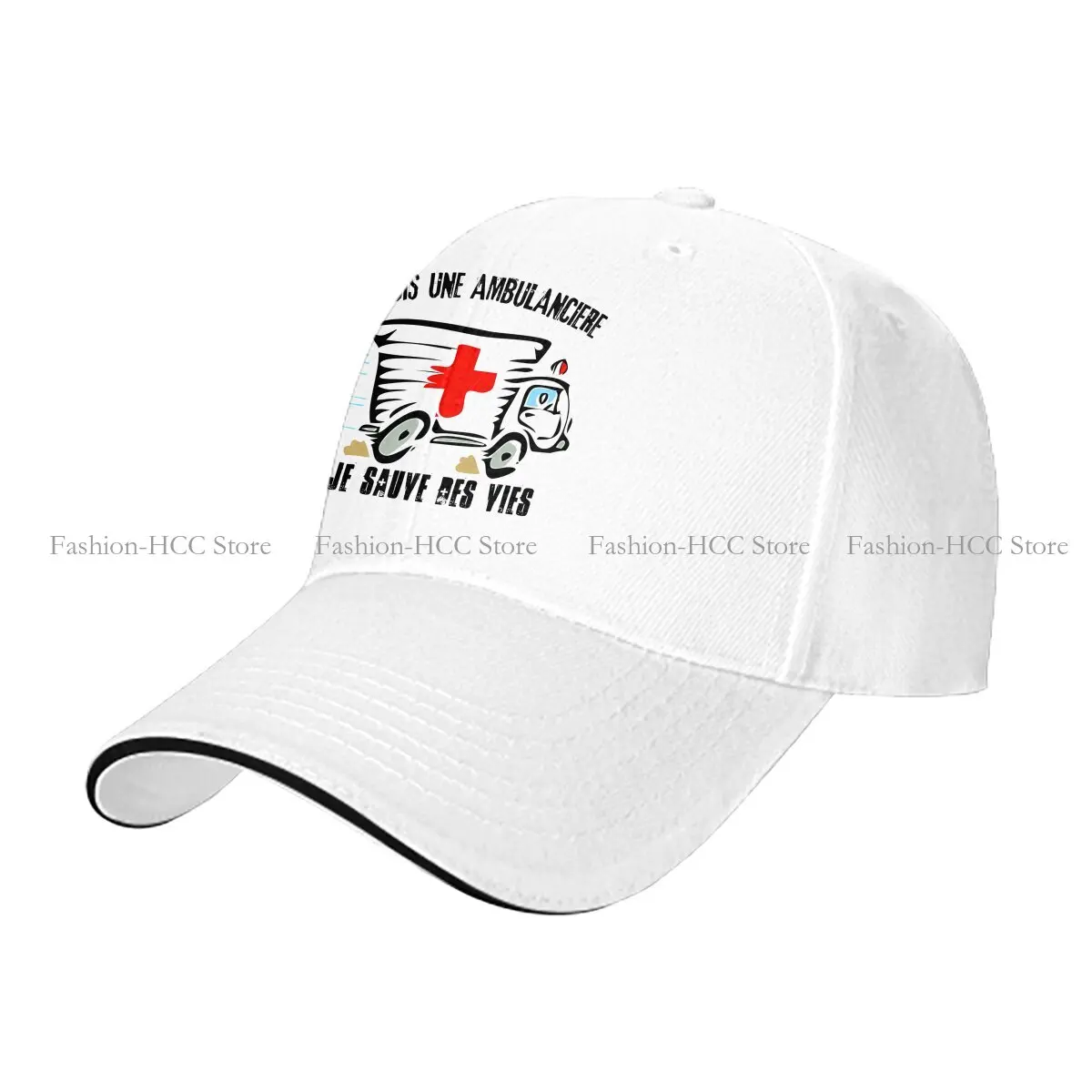 Washed Men's Baseball Cap I'm A Paramedic Trucker Snapback Caps Dad Hat Ambulance Ambulances