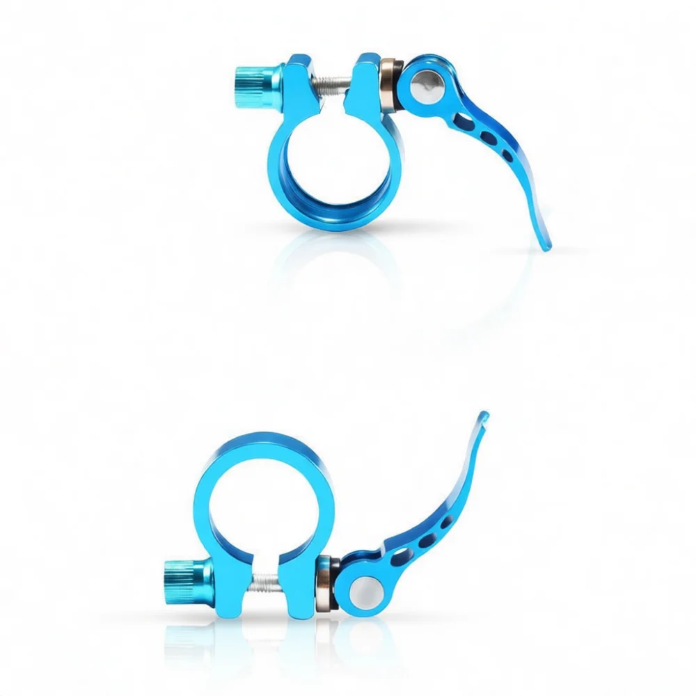 Road Bike Seatpost Clamp Alumi - Cycling Gear Black review and price