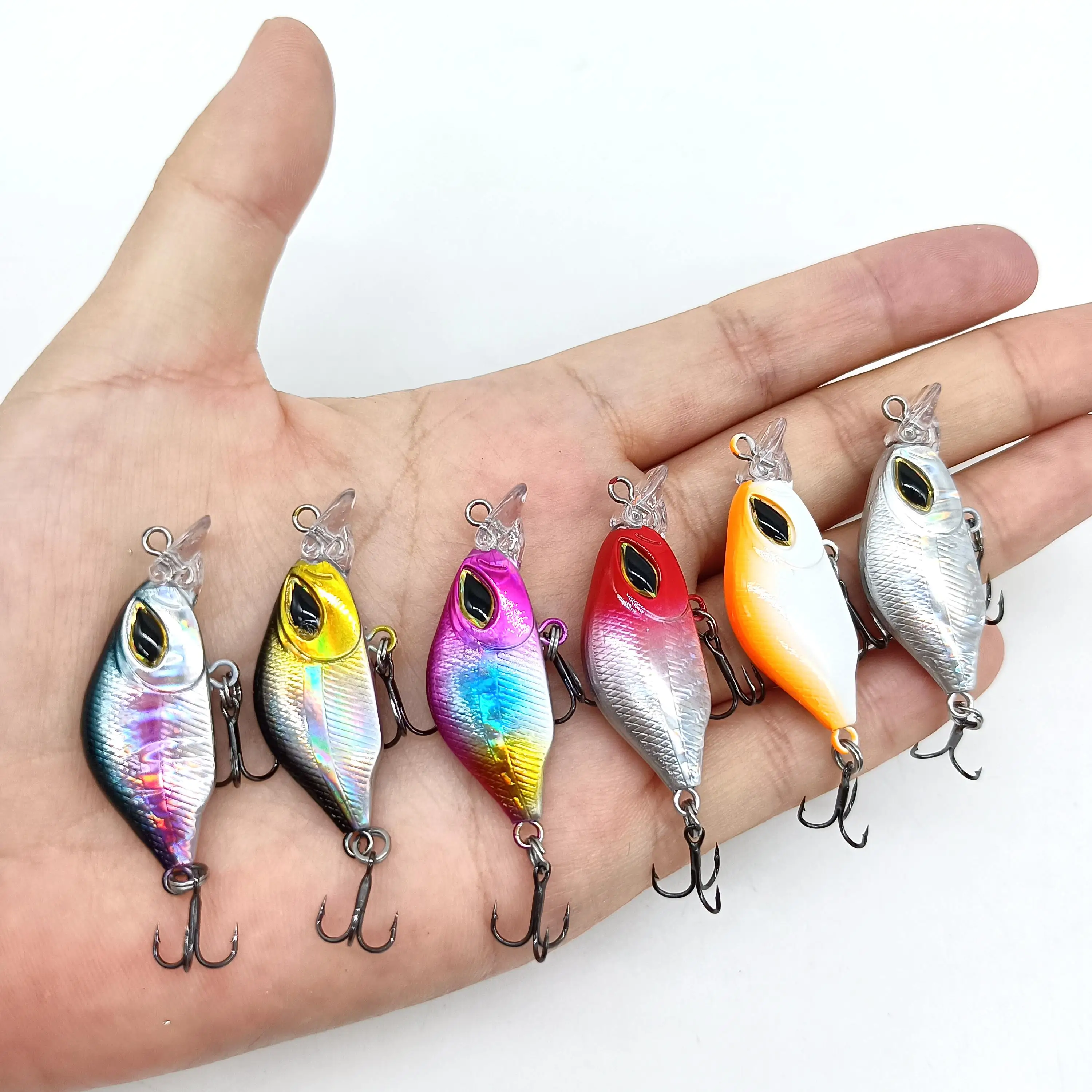DUODUOYU 1PCS New Mini Sinking Fishing Lures 3.3g/42mm Sinking Artificial Plastic Hard Bait Crankbait Jerkbait Pesca Bass Tackle