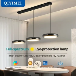 New LED Pendant Lights For Dining Living Room Bedroom Home Decoration Indoor Lighting Black Finish Hanging Light Lamps Deco