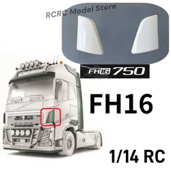 2pcs RC Toy Truck Abs Plastic Front Spoiler And Stickers Decorate For 1/14 Tamiya Tipper F16 750 56360 Car Diy JUWUBA RC Toy