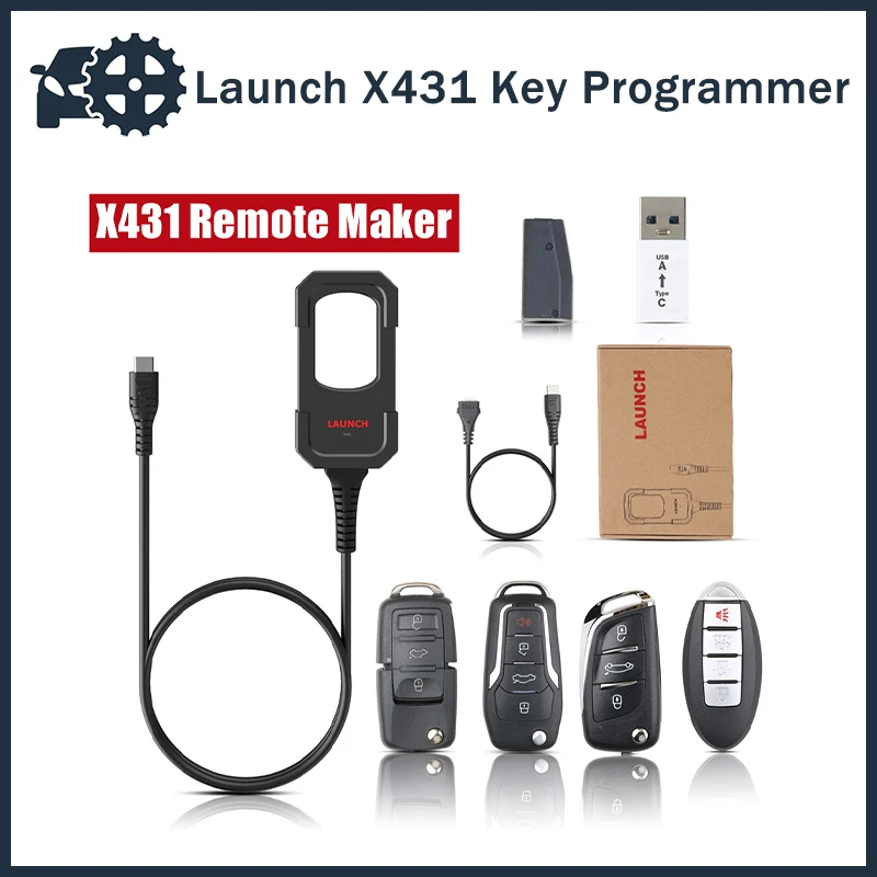 

Launch X431 Key Programmer Remote Maker with Super Chip 4pcs Universal Remote Smart Key for X431 IMMO Elte/IMMO Plus/PAD V/VII