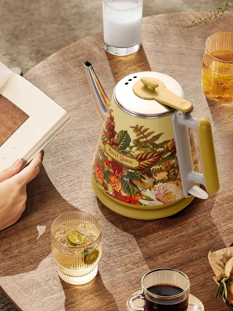 1L 1360 واط ريترو التلقائي انقطاع التيار الكهربائي غلاية مياه المرجل 304 الفولاذ المقاوم للصدأ Strix ترموستات مكافحة الجافة