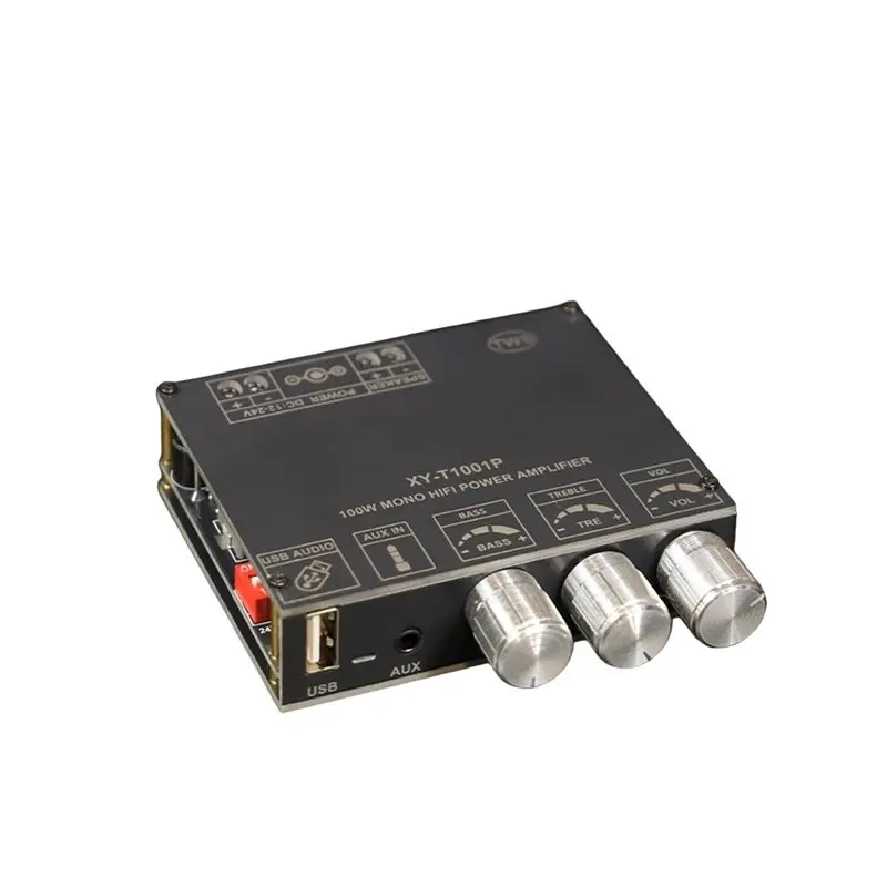 

Аудиоусилитель T1001P Bluetooth, моно, 100 Вт, без потерь качества звука, стерео, с поддержкой TWS, аудиоплеер