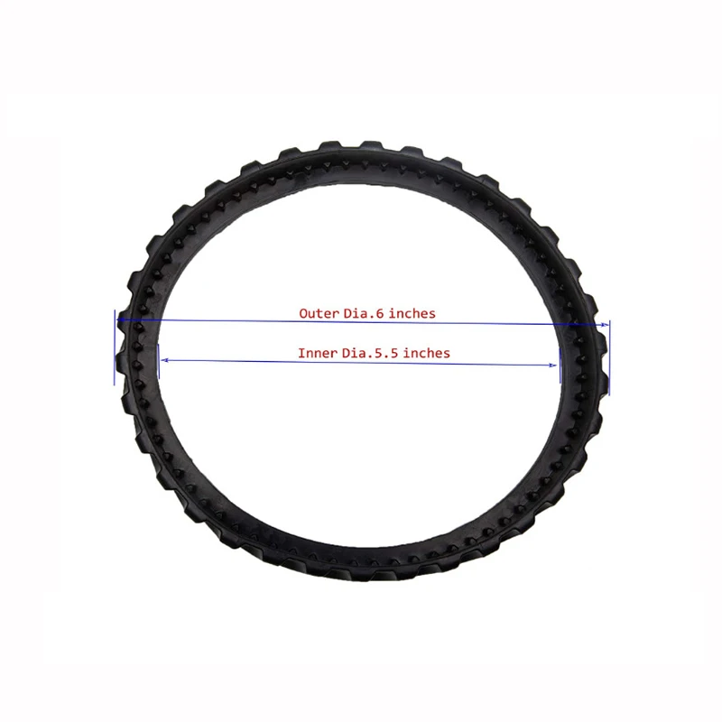 Piezas de repuesto para neumáticos Zodiac, MX8, MX6, para el hogar, limpiador de piscina, Riel de correa de goma, ruedas, R0526100, 2 unidades