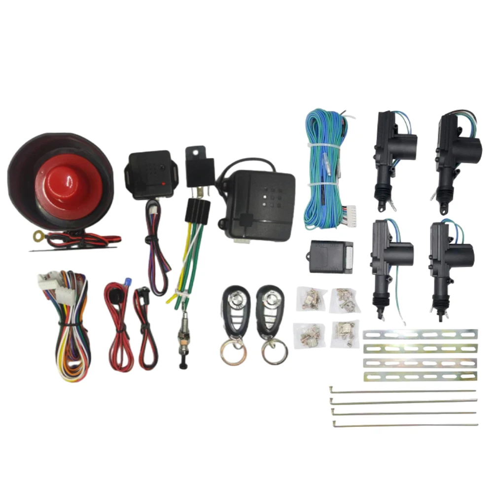 12V Universal Car Remote Lock Door Remote Control Keyless Entry System Central Locking Kit Engine Start Stop