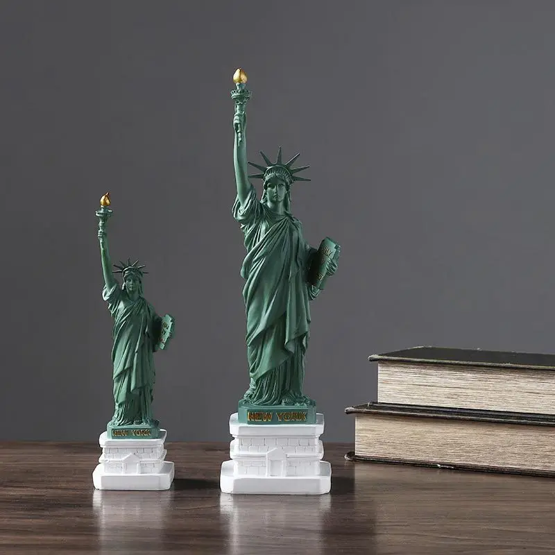 

1pc Tourist Souvenir of Creative Statue of Liberty Model Craftwork Display Figurine Living Room Desktop Decoration Home Decor
