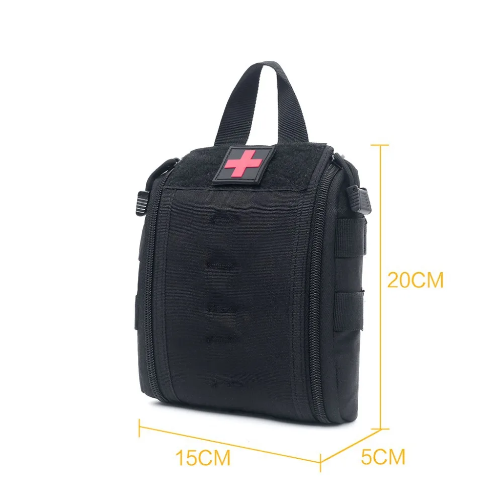Taktische Molle EDC Medizintasche Erste-Hilfe-Set Notfall-Outdoor-Camping-Wandern Überlebens-IFAK Jagdzubehör Organizer – Detail 2