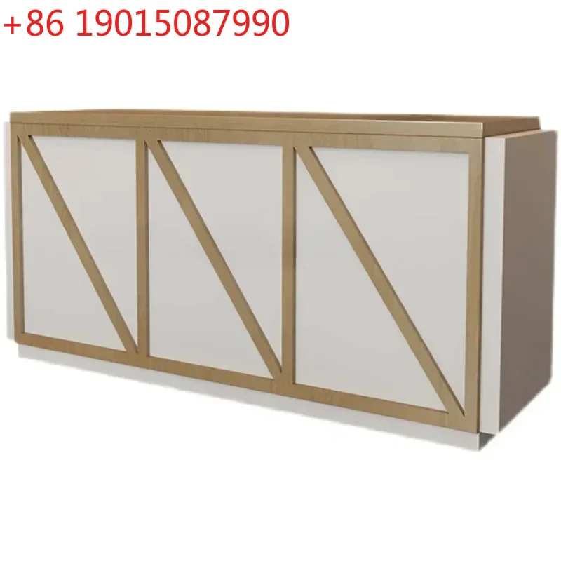 

Clothing Store Simple Modern Shop Small Reception Cashier Counter Beauty Barber Milk Tea Shop Counter