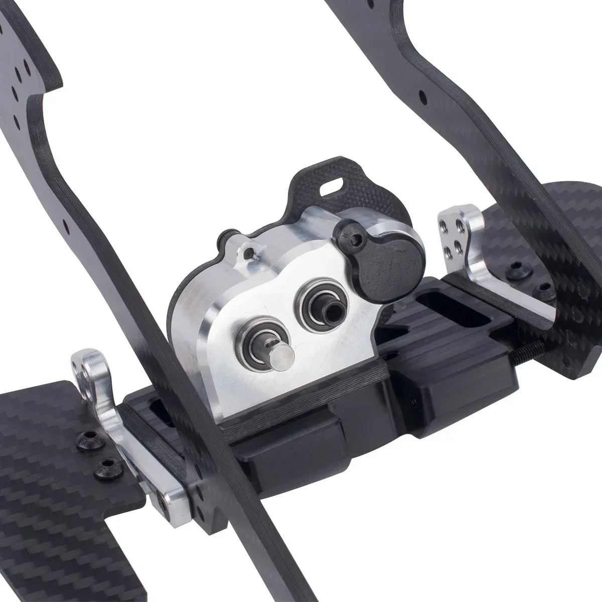 Ultralight Portal Transmission 48Pitch Tiny Gearbox with Slipper Pad for 1/10 RC Crawler LCG Chassis Capra F9 AR45 Axle