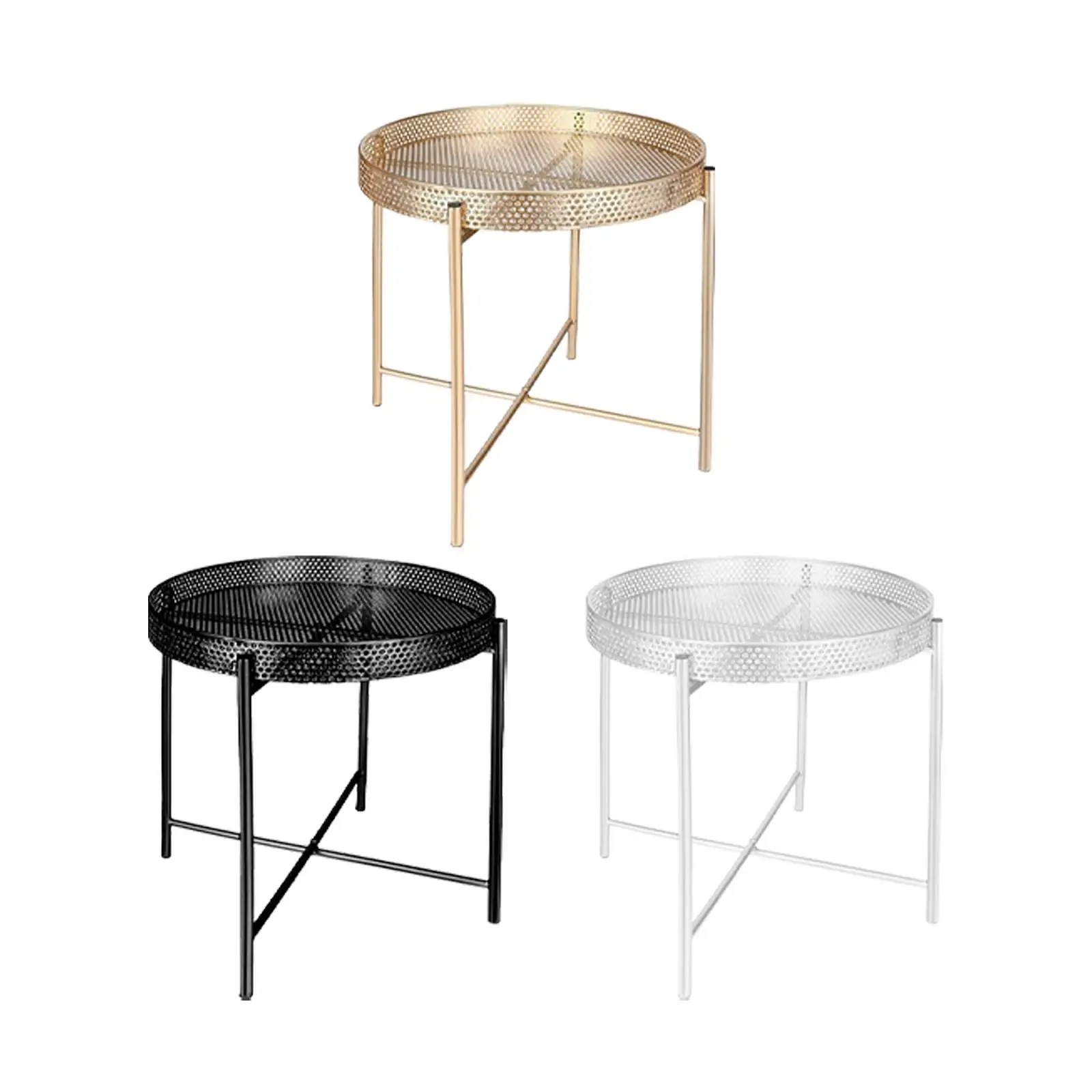 

Iron Outdoor Side Table Planter Holder End Table Flower Pot Stand for Office Garden