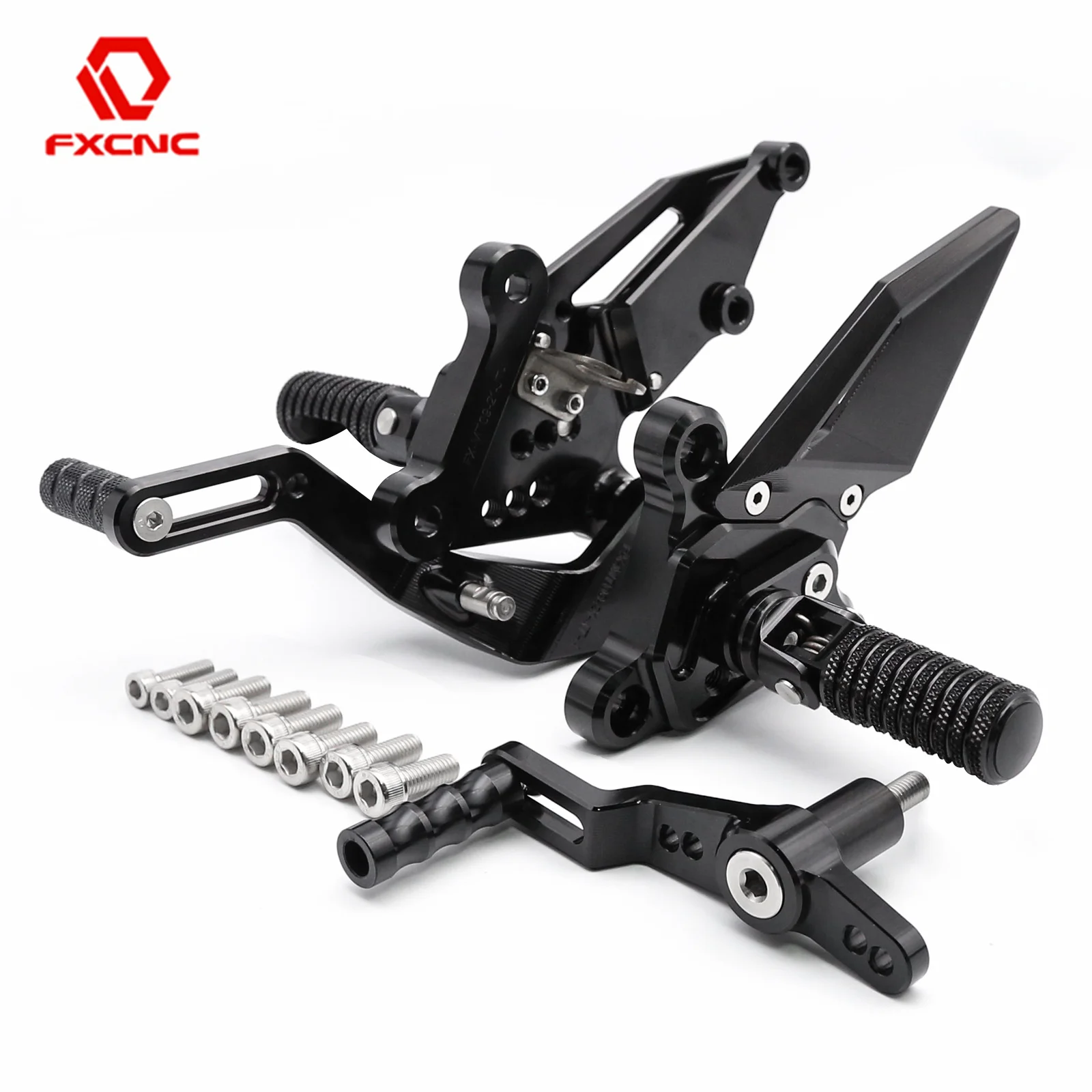 For Yamaha Tracer 9 GT / GT+ 2021 2022 2023 2024 2025 Aluminum CNC Rearset Footpeg Footrest Rear Set Foot Peg Pedal Accessories