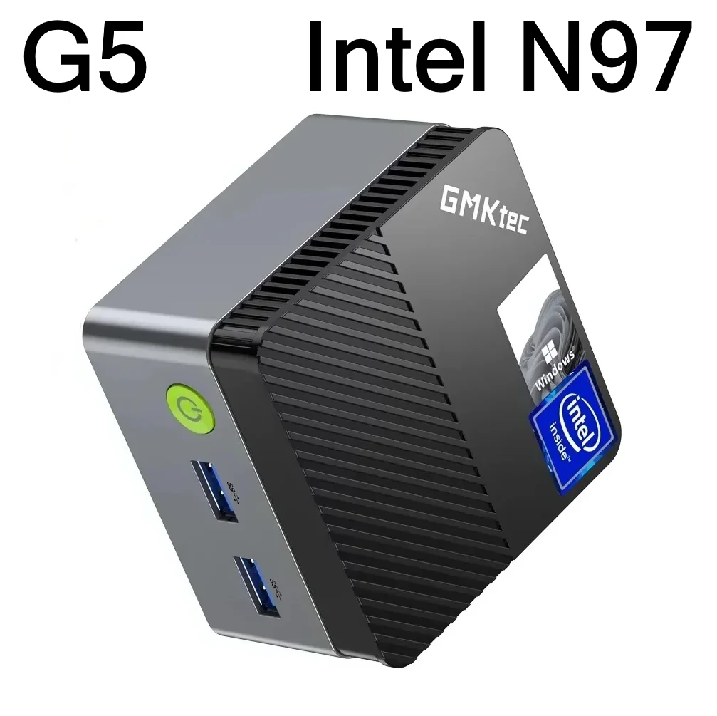 GMKtec G5 Intel N97 Мини-ПК DDR5 4800 МТ/с M.2 2242 SATA Настольный Wi-Fi5 BT4.2 Переносной игровой компьютер «сделай сам» Windows 11 Pro GMKtec G5 Intel N97 Мини-ПК DDR5 4800 МТ/с M.2 2242 SATA Настольный Wi-Fi5 BT4.2 Переносной игровой компьютер «сделай сам» Windows 11 Pro