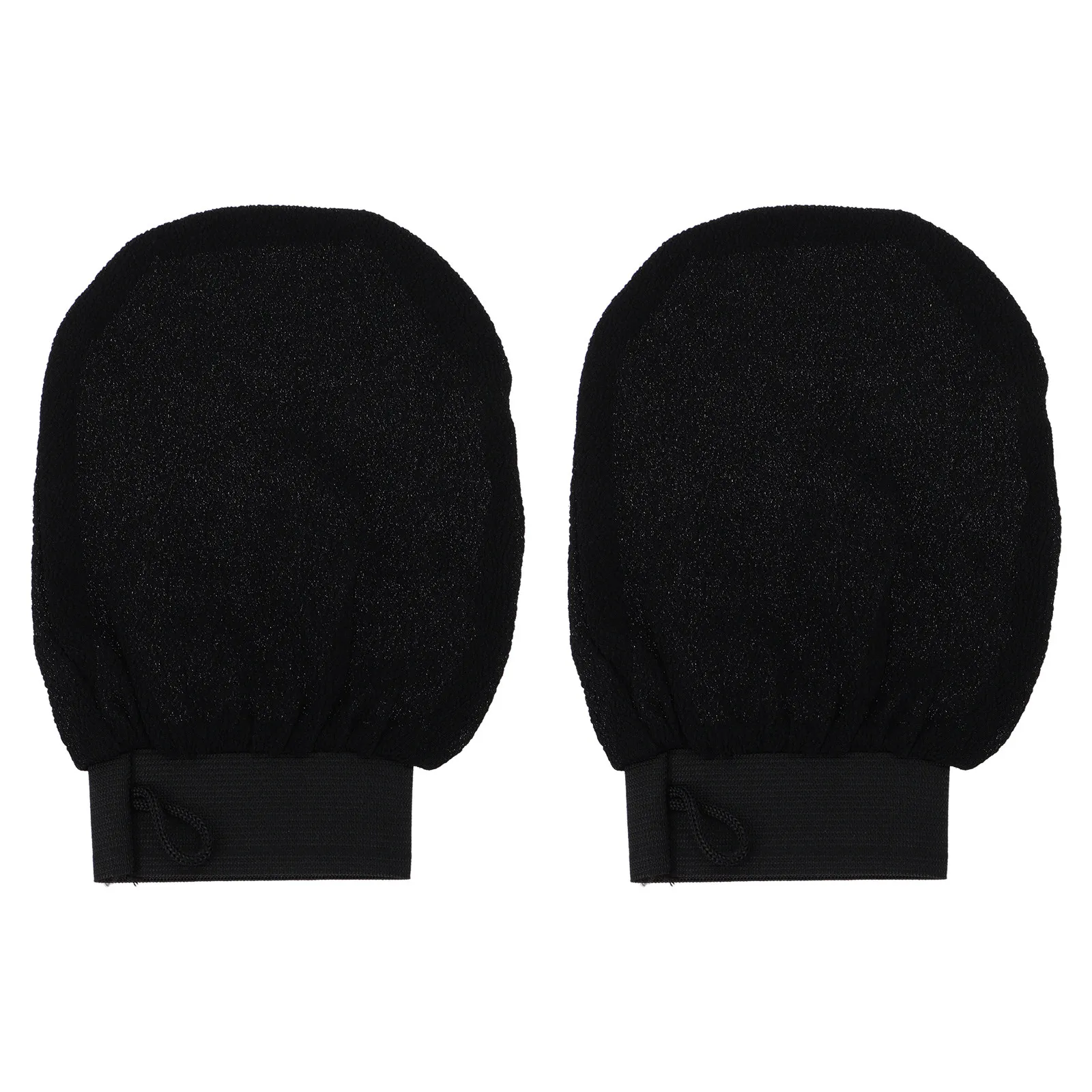 

1Pair Shower Exfoliating Gloves Deep Cleaning Body Wash Scrubbing Tool Rich Lather Massage Effect Healthy Smooth Skin Bath