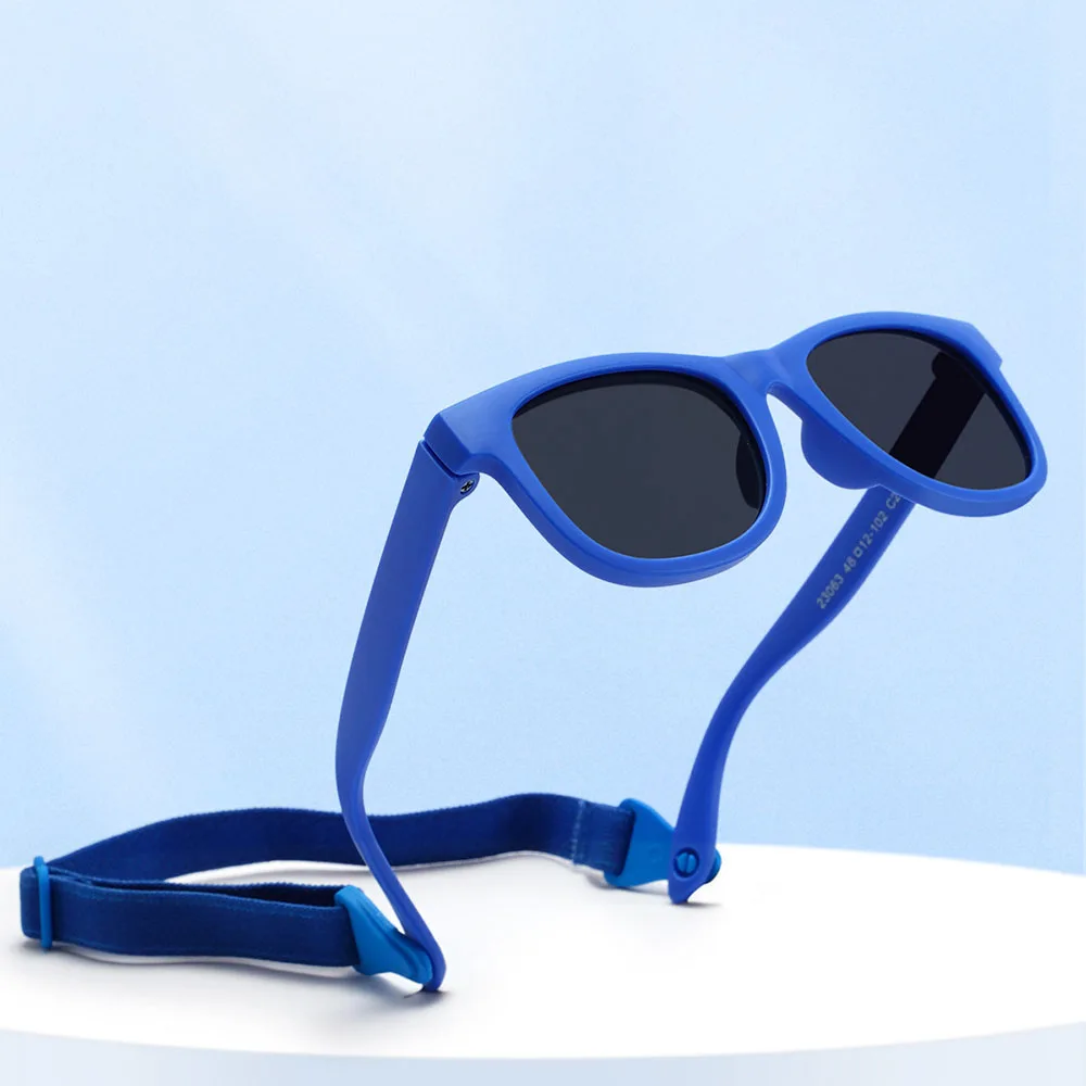 Flexible Frame Sunglasses Fashionable  Square Sunglasses Newborn Sunglasses Bendable For Sun Cycling Travel