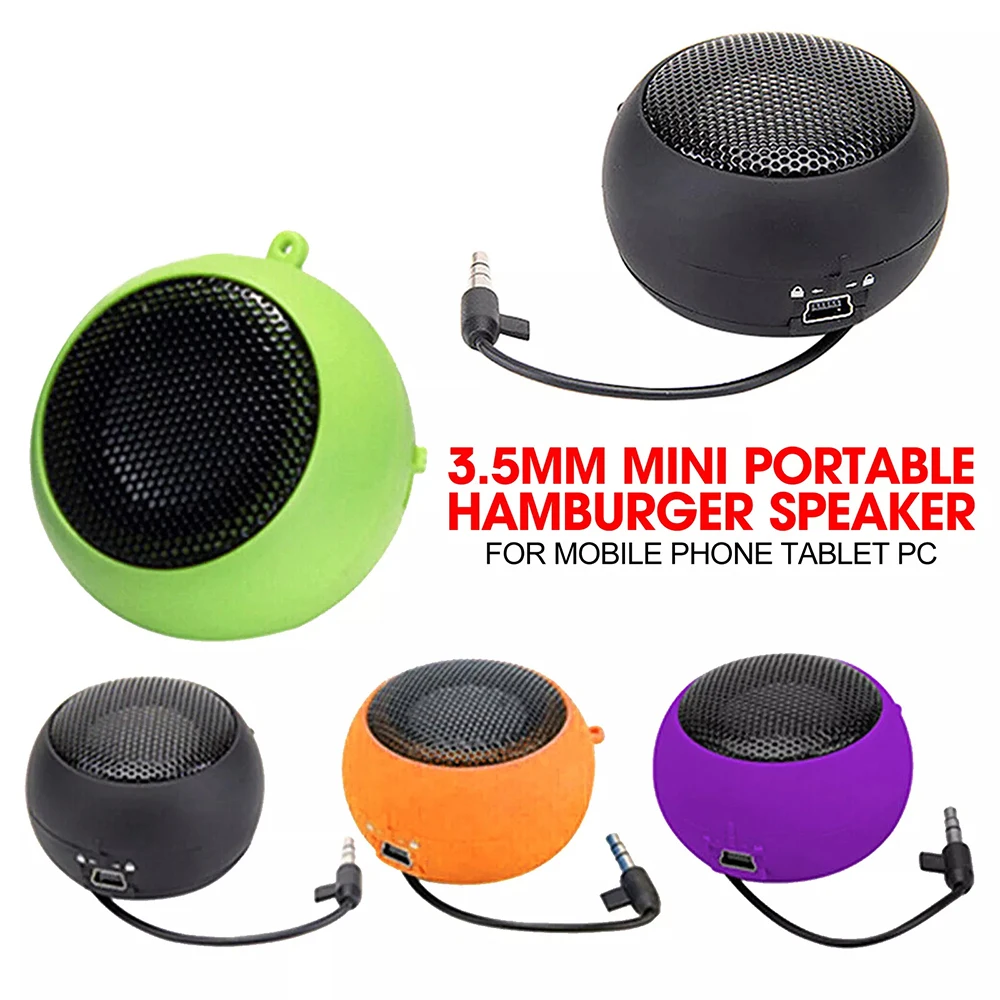 3W Mini speaker Portable Rechargeable Travel Speaker With 3.5mm Wired Headphone jack Wired Sound Box Loundspeaker Speaker
