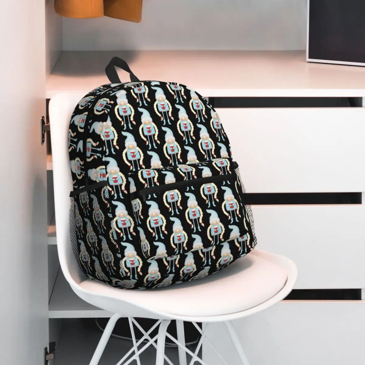 

Рождественский гном с кофейным рюкзаком, рюкзак большой емкости для мальчиков и девочек, школьная сумка, сумки на плечо для мужчин и женщин