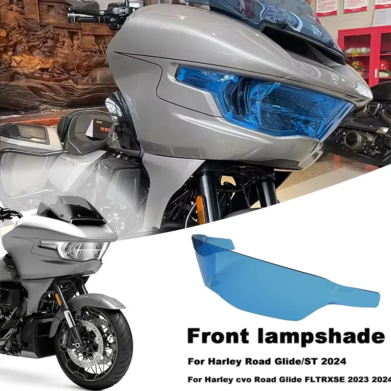

New For Harley CVO Road Glide FLTRXSE Road Glide ST 2024 Headlamp Protector Guard Fairing Motorcycle Accessories Headlight Cover