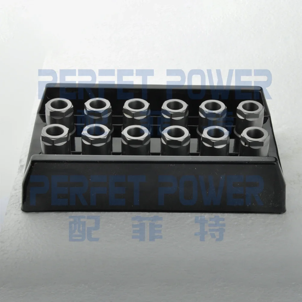 12PCS/box F00VC14012 Nozzle Cap Nut 5# Φ18.8×35×M17*0.75 for 0445 110# and 120# CR Fuel Injector