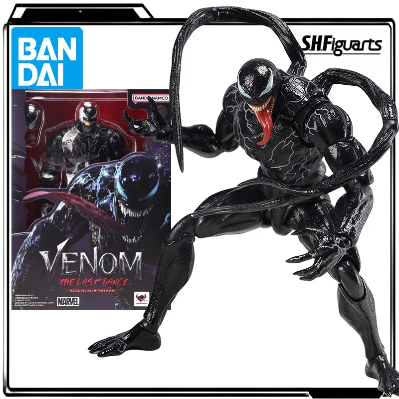 

Bandai Genuine S.H.Figuarts Anime Figure Venom The Last Dance Action Figure Toys for Boys Kids Gift Collectible Model Ornaments