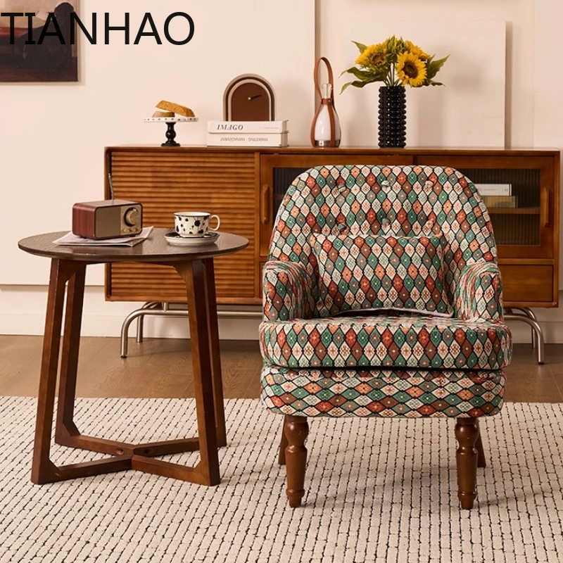 Modular Furniture Luxury Armchair Office Chairs Dining Chair Contemporary Wooden Design Velvet Living Room Nordic Individual