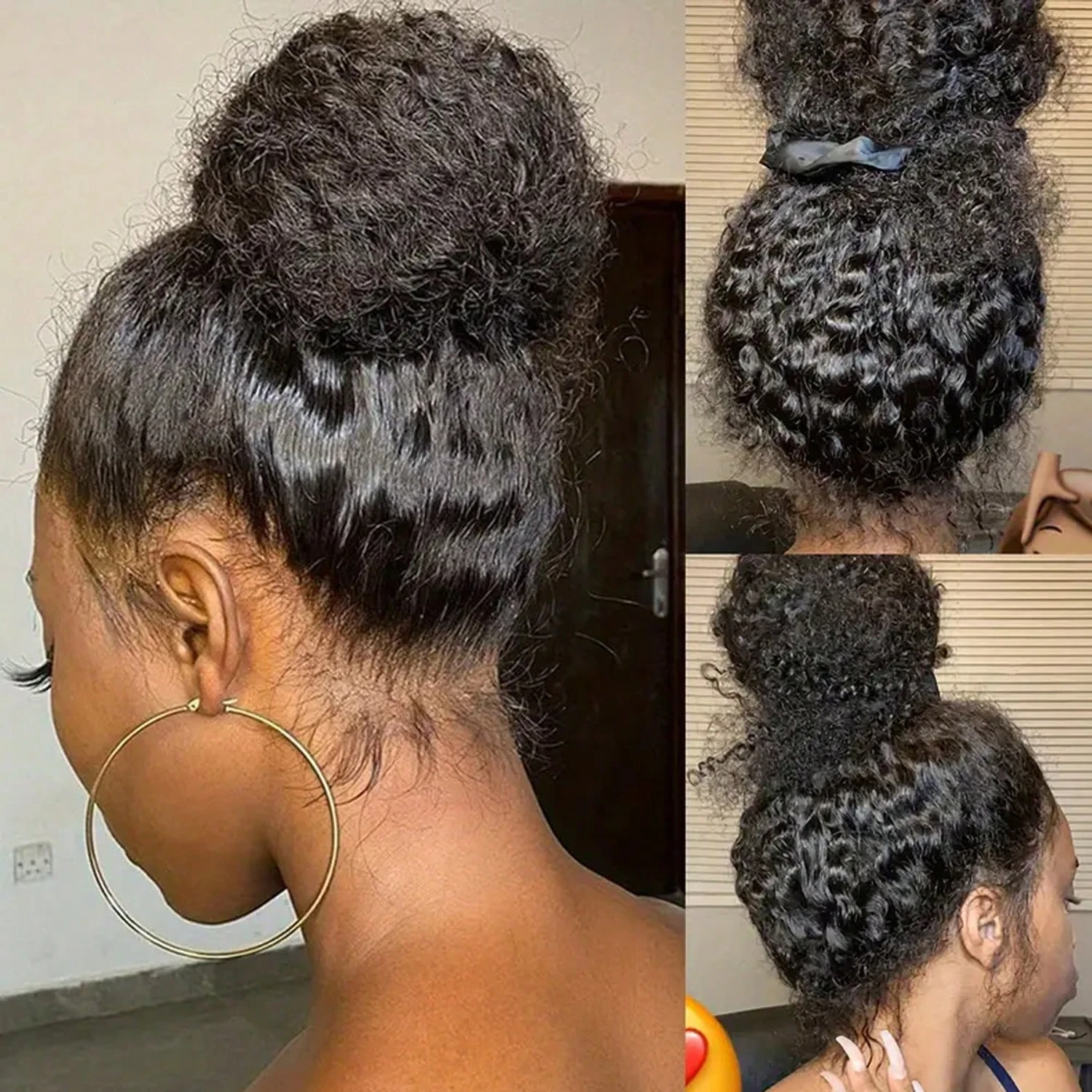 ディープウェーブフロントウィッグ 13x4 レースウィッグ 32インチ カール人毛ウィッグ 生え際調整済み HD 360レースウィッグ 目立たないドローストリング 女性用