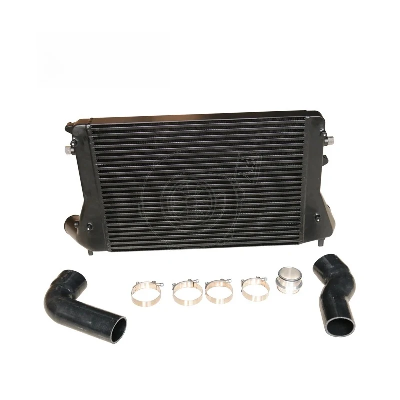 For 06-10 GTI 2.0 FSI TSI MK5 MK6 /AUDI A3 Black INTERCOOLER KIT Bar&plate Core Size 600*415*65mm