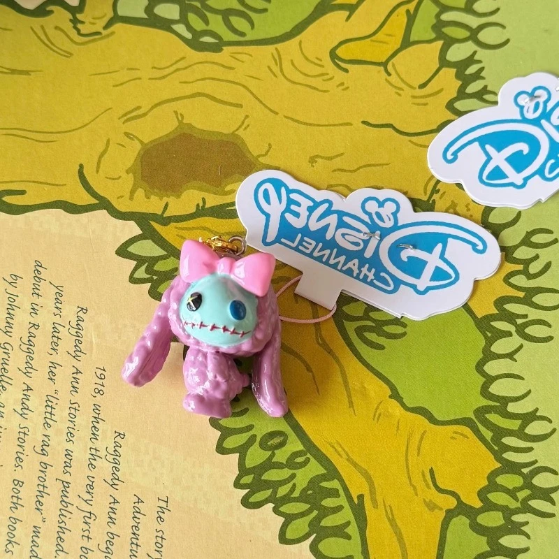 لعبة ديزني سكرمپ ستيتش القبيحة ولطيفة على شكل دمية سلسلة مفاتيح فتاة حلوة قطيفة سلسلة هواتف محمولة لعبة هدية عيد ميلاد لصديق