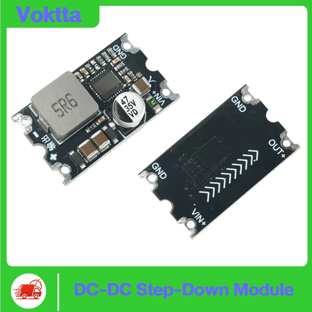 

DC-DC Step Down Converter Module 6-35V Input, 5V/12V 8A Output Thermal Protection for Car Charger LED Driver Power Supply