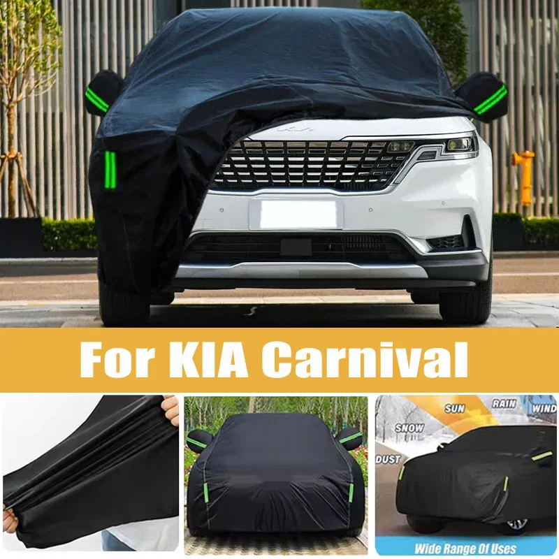

For KIA Carnival Full Car Cover Four Seasons Outdoor Sun Anti UV Rain Snow Dust Protection Oxford Cloth Accessories