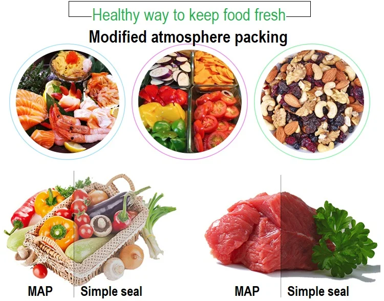 430 الغذاء فراغ السدادة صينية السدادة تعديل آلة تغليف الغلاف الجوي الغذاء الصناعية خريطة صينية السدادة وجبة جاهزة اللحوم الأسماك