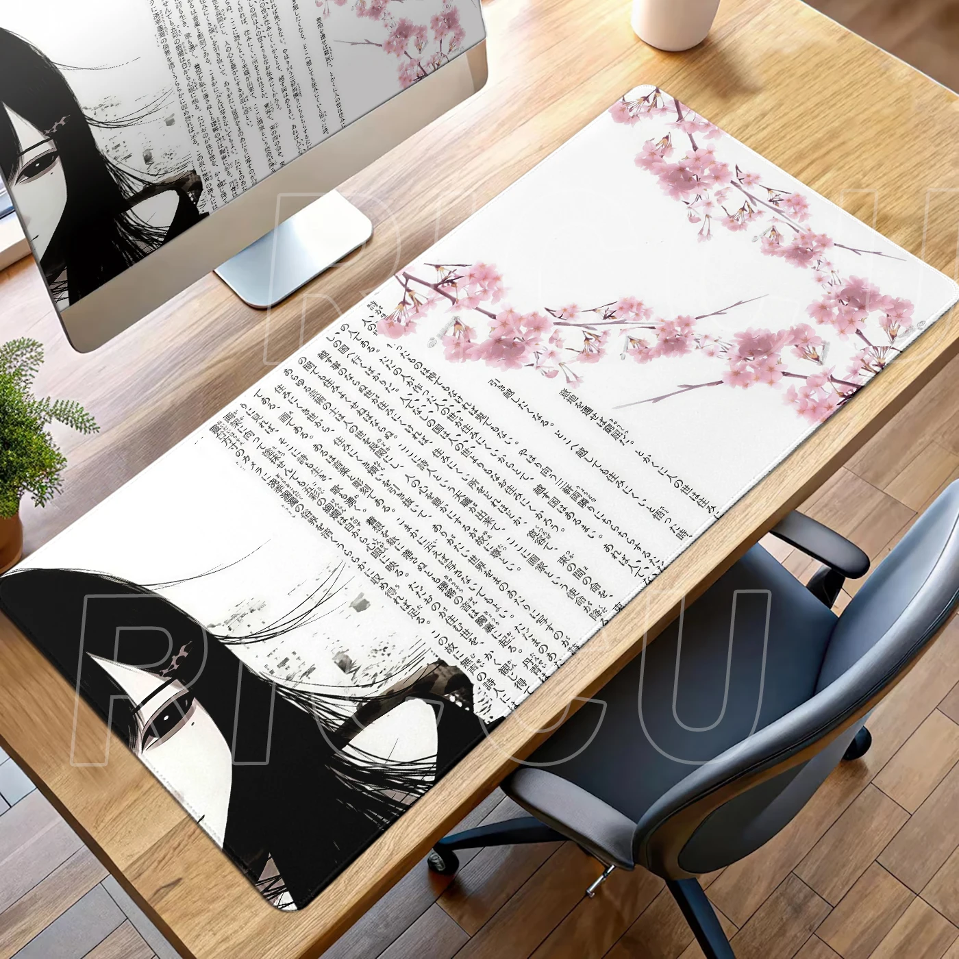 

Anime Girl Mousepad Sakura Aesthetics Mouse Pad XL Office PC Cabinet Keyboard Desk Mat Office Desks Accessories E-Sports Playpad