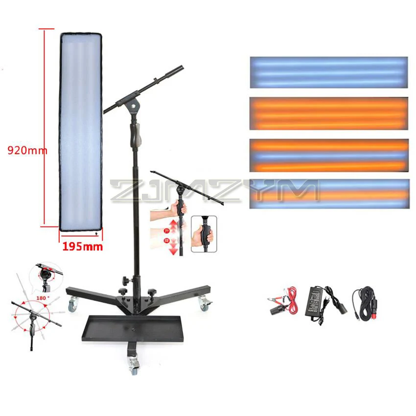 110V/220V LED Lamp Sheet Metal Repairer Car Dent Repair Tools LED Light Reflection Board with Adjustable Holder Hand Tool Set