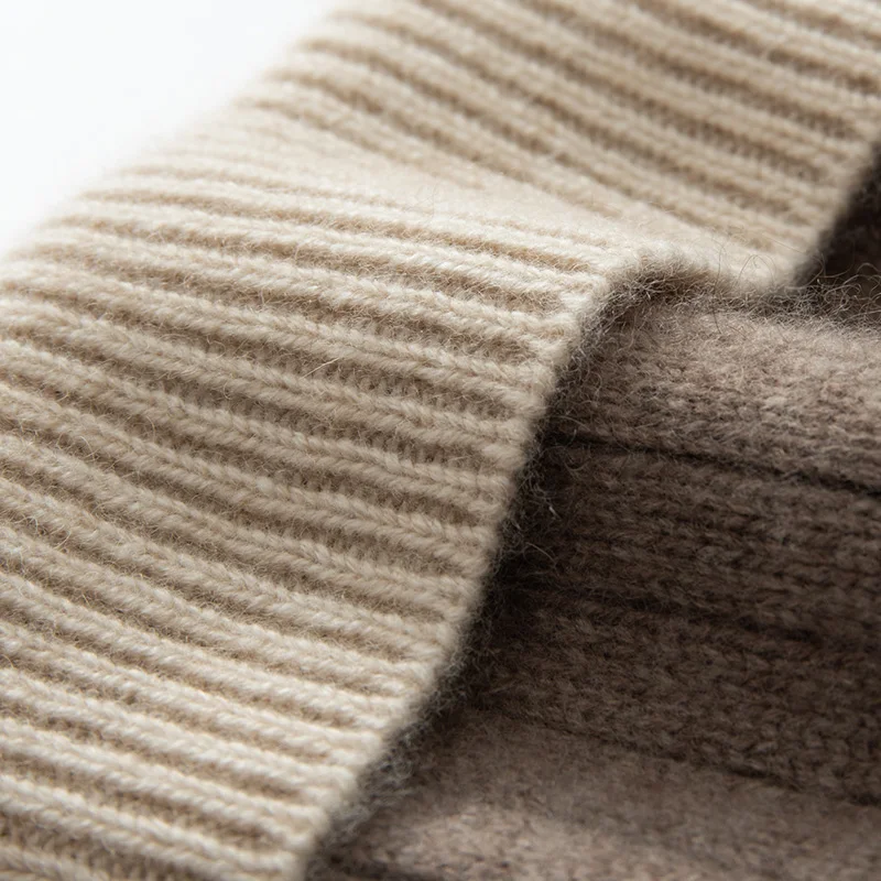 Top Qualität Winter Kaschmir Hüte Frauen Casual Outdoor Warm Halten Kopfbedeckungen Weiche Kaschmir Gestrickte Hut Unisex Skullies Mützen Kappe – Detail 14