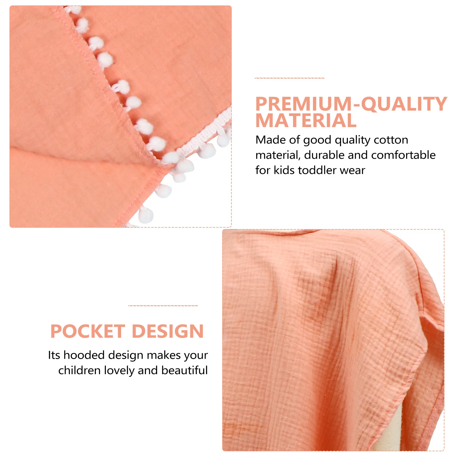 بدلة سباحة بغطاء للرأس للأطفال الصغار ملابس قطنية صيفية قابلة للتنفس سريعة لقضاء عطلة الشاطئ لتغطية بدلة سباحة للأطفال الصغار