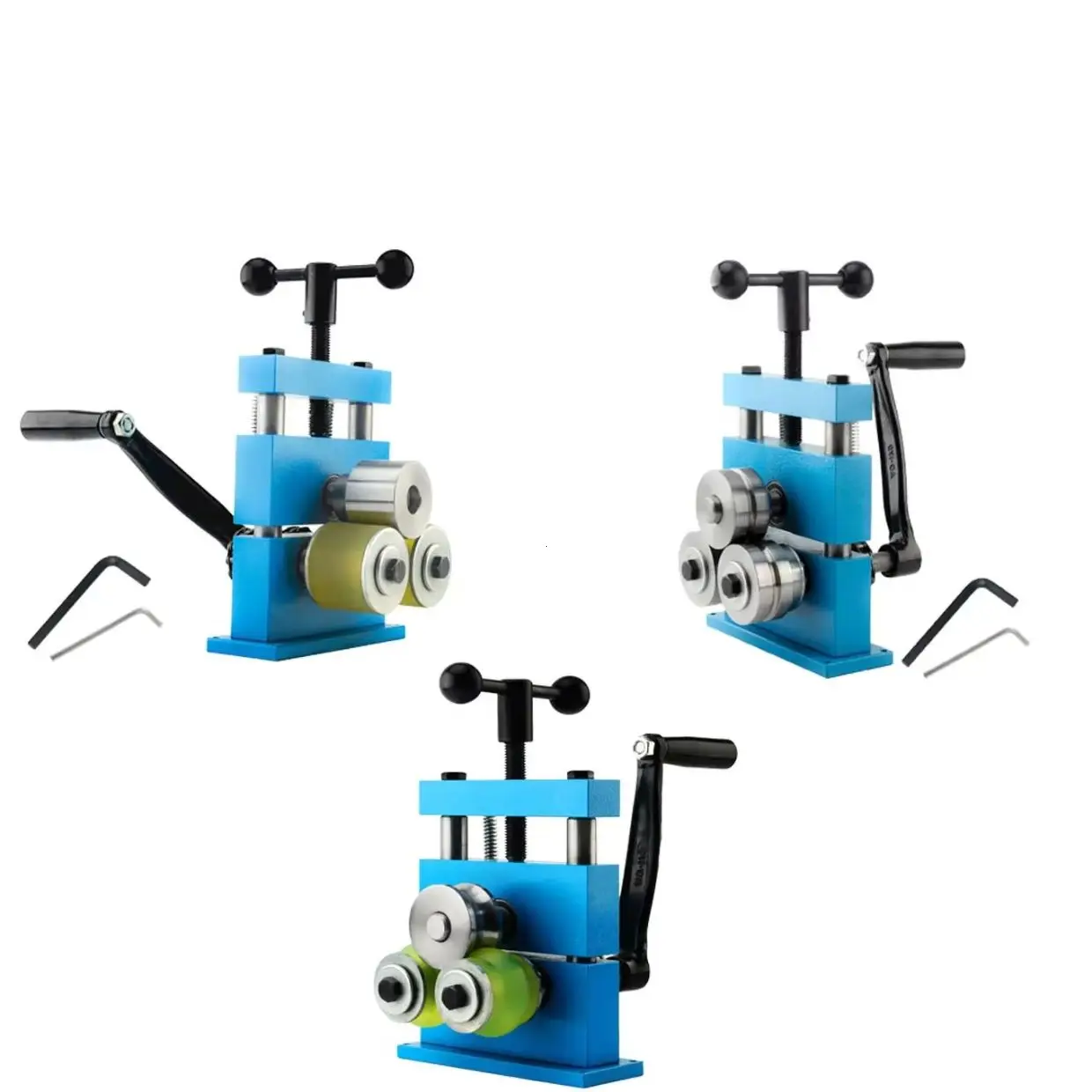 2-in-1 Stainless Steel Jewelry Bending & Rolling Machine - Bracelet, Ring, and Earring Forming Tool