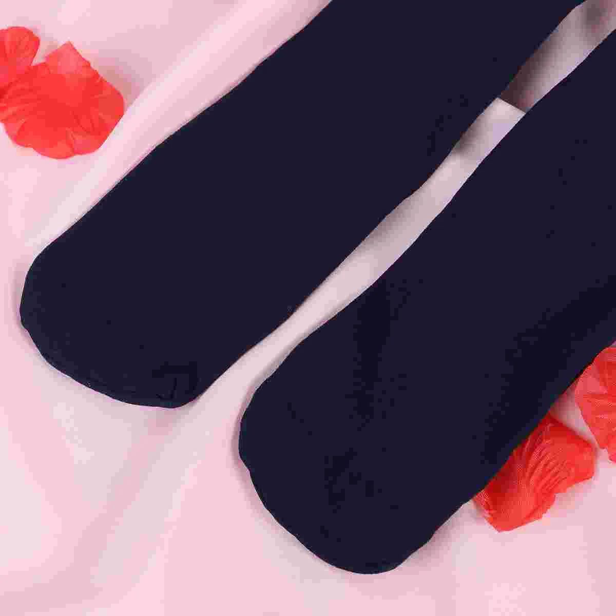 Candy Colors Opaque Footed Socks Slim Pantyhose (Navy Blue) candy color pantyhose