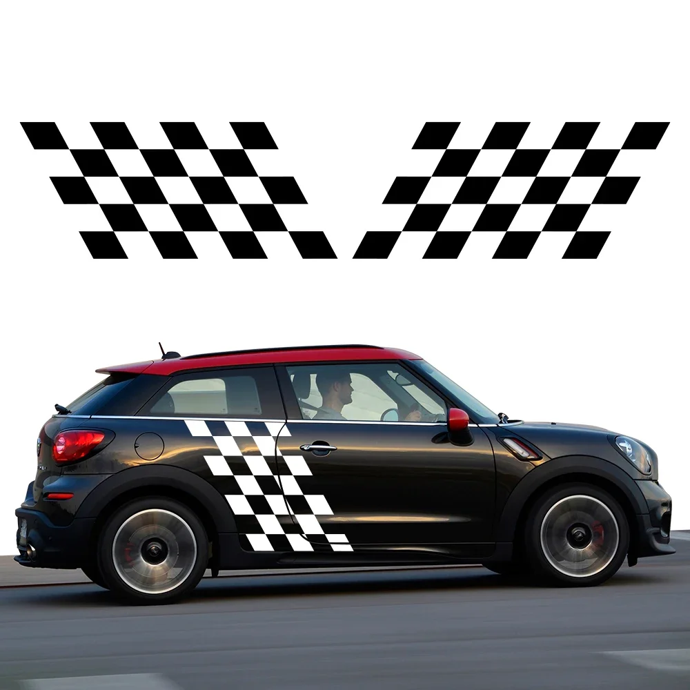 

Car Sticker For MINI John Cooper S JCW F55 F56 F57 R55 R56 R60 F60 Graphics Racing Decor Decal Auto Body Side Tuning Accessories