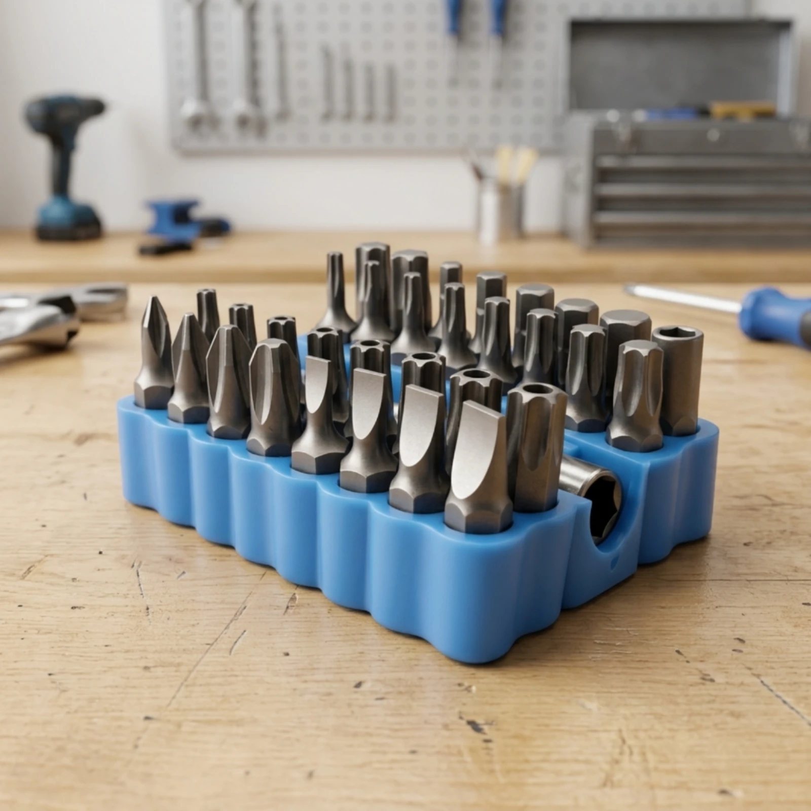 Screwdriver Bit Assortment with Holder 1/4-Inch Hex Shank Bit Set with Adapter Tool Tamper-Resistant Assorted for DIYers