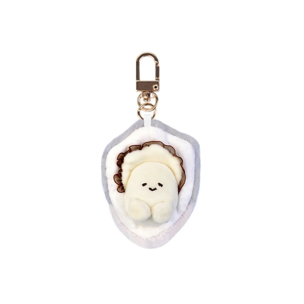 Hanging Ornaments Soft Ocean Animal Keychain Lobster Simulation Fluffy Sea Keyring Collection Kawaii Cartoon Pendant Children