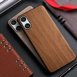 Case for Sony Xperia 10 5 1 VI V IV 5 II III funda bamboo wood pattern Leather Desihn back cover for sony xperia 10 vi 1 vi case