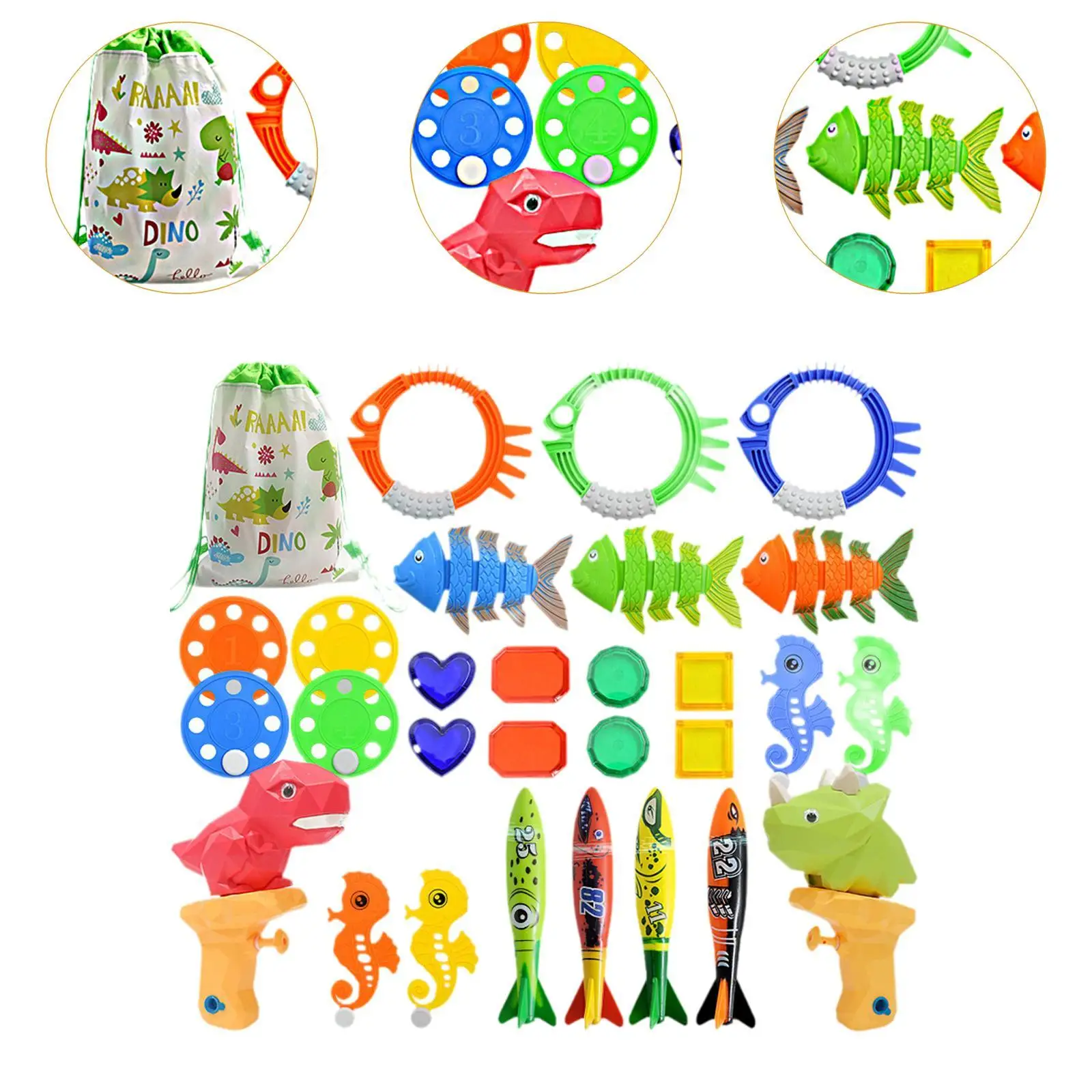 Tauchbecken-Spielzeug, Tauchspielzeug für Kinder für Outdoor-Aktivitäten, Sommerspaß, Party