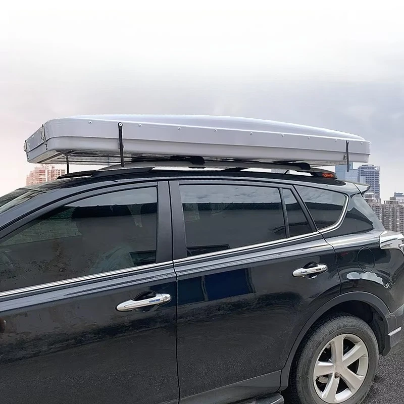 Roof Top Tent with Side Awning - Waterproof Vehicle Mounted Camping Shelter