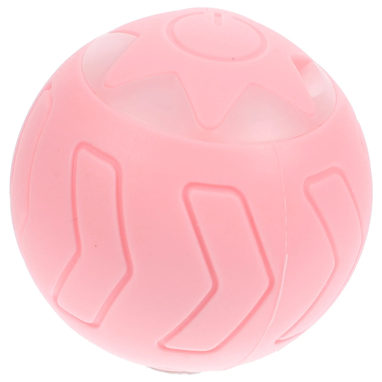 Smart USB Rechargeable Interactive Cat Toy Ball with Colorful Light Star Pattern (star Rolling - Pink) Indoor Balls Toys